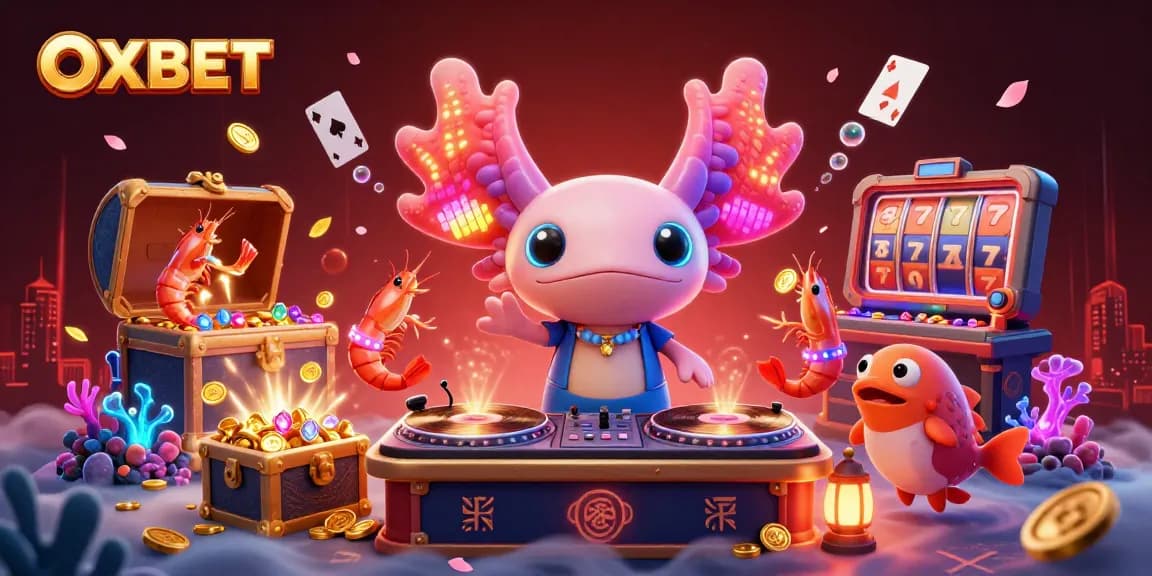 Engage in thrilling casino experiences with OXBET’s vibrant underwater world featuring a dynamic axolotl DJ.