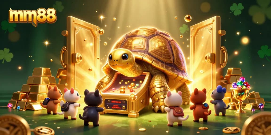Play and win at mm88 with exciting games, a tortoise pinball, and golden treasures!