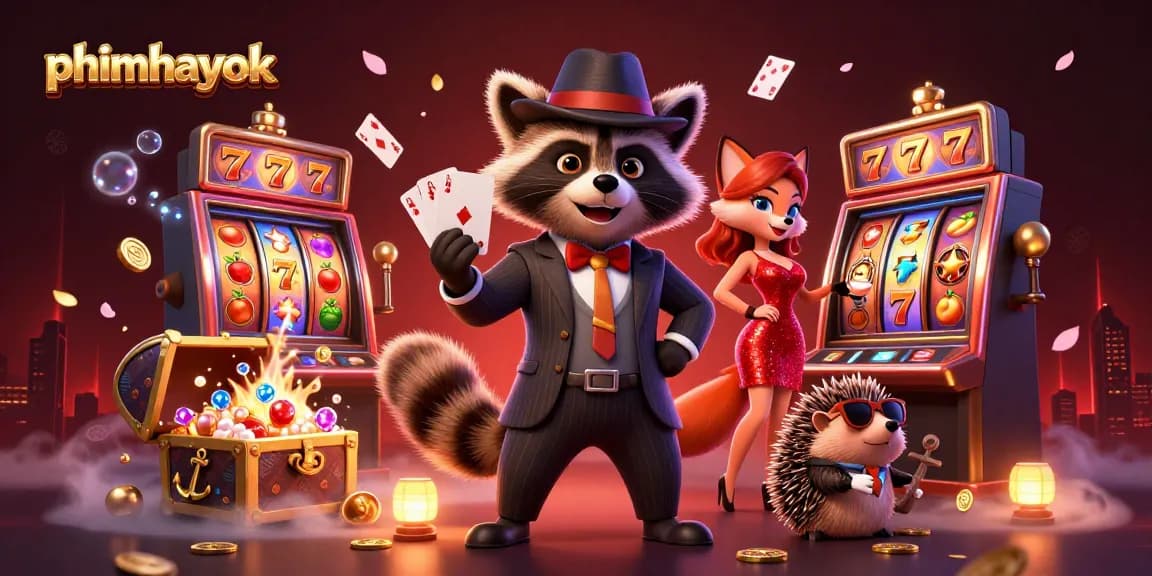Win big at phimhayok with slot games and vibrant 3D characters bringing excitement to the casino experience.